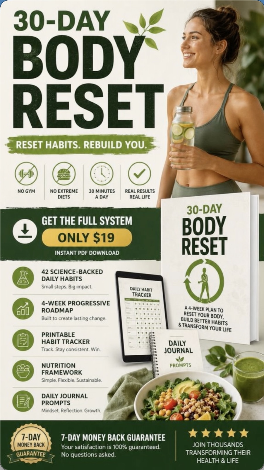 30-Day Body Reset — Reset Habits. Rebuild You.